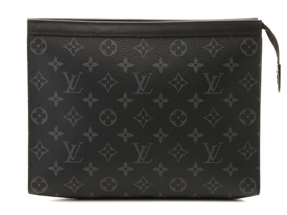 LOUIS VUITTON Pochette Voyage Monogram Eclipse Black
